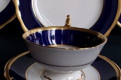 COALPORT COBALT #6518-  CUP & SAUCER   .....  http://jaapiesfinechinastore.com