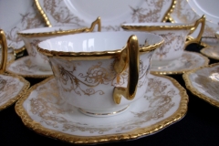 COALPORT  ADORATION #9681-  CUP & SAUCER   .....   https://www.jaapiesfinechinastore.com