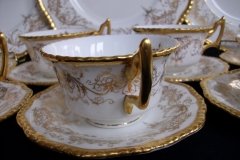 COALPORT  ADORATION #9681-  CUP & SAUCER   .....   http://jaapiesfinechinastore.com