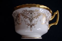 COALPORT  ADORATION #9681-  CUP & SAUCER   .....   http://jaapiesfinechinastore.com