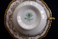 COALPORT  ADORATION #9681-  CUP & SAUCER   .....   https://www.jaapiesfinechinastore.com