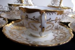 COALPORT ANNIVERSARY CUP & SAUCER   .....   http://jaapiesfinechinastore.com