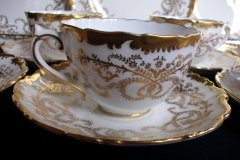 COALPORT ANNIVERSARY CUP & SAUCER   .....   http://jaapiesfinechinastore.com