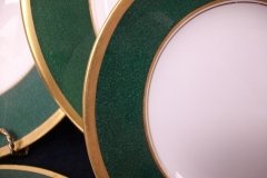COALPORT ATHLONE GREEN- BREAD & BUTTER PLATE  .....   http://jaapiesfinechinastore.com