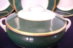 COALPORT ATHLONE GREEN-  COVERED SERVING BOWL  .....  http://jaapiesfinechinastore.com/