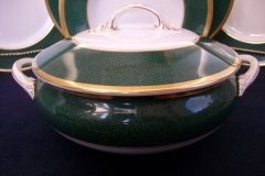 COALPORT ATHLONE GREEN-  COVERED SERVING BOWL  .....  http://jaapiesfinechinastore.com/