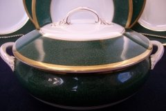 COALPORT ATHLONE GREEN-  COVERED SERVING BOWL  .....  http://jaapiesfinechinastore.com/
