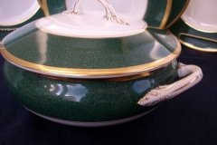 COALPORT ATHLONE GREEN-  COVERED SERVING BOWL  .....  http://jaapiesfinechinastore.com/