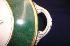 COALPORT ATHLONE GREEN-  COVERED SERVING BOWL  .....  http://jaapiesfinechinastore.com/