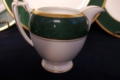COALPORT ATHLONE GREEN- CREAMER  .....   http://jaapiesfinechinastore.com