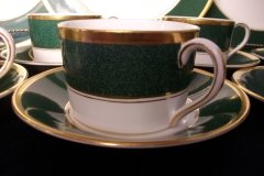 COALPORT ATHLONE GREEN- CUP & SAUCER  .....   http://jaapiesfinechinastore.com