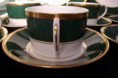 COALPORT ATHLONE GREEN- CUP & SAUCER  .....   http://jaapiesfinechinastore.com