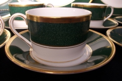 COALPORT ATHLONE GREEN- CUP & SAUCER  .....   https://www.jaapiesfinechinastore.com