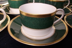 COALPORT ATHLONE GREEN- CUP & SAUCER  .....   https://www.jaapiesfinechinastore.com