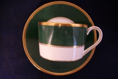 COALPORT ATHLONE GREEN- CUP & SAUCER  .....   https://www.jaapiesfinechinastore.com