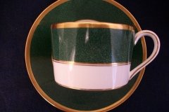 COALPORT ATHLONE GREEN- CUP & SAUCER  .....   http://jaapiesfinechinastore.com