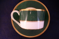 COALPORT ATHLONE GREEN- CUP & SAUCER  .....   https://www.jaapiesfinechinastore.com