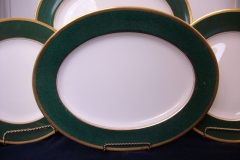 COALPORT ATHLONE GREEN-  PLATTER 13  1/4"  .....  https://www.jaapiesfinechinastore.com