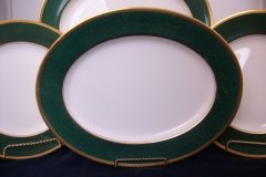 COALPORT ATHLONE GREEN-  PLATTER 13  1/4"  .....  http://jaapiesfinechinastore.com