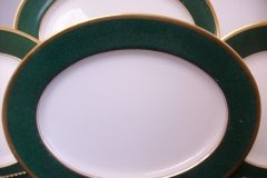 COALPORT ATHLONE GREEN-  PLATTER 13  1/4"  .....  http://jaapiesfinechinastore.com