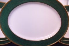 COALPORT ATHLONE GREEN-  PLATTER 14  3/4"  .....  http://jaapiesfinechinastore.com/