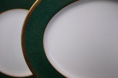 COALPORT ATHLONE GREEN-  PLATTER 14  3/4"  .....  http://jaapiesfinechinastore.com/