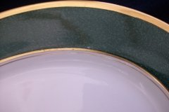 COALPORT ATHLONE GREEN-  PLATTER 14  3/4"  .....  http://jaapiesfinechinastore.com/