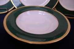 COALPORT ATHLONE GREEN- RIM SOUP BOWL  .....   http://jaapiesfinechinastore.com