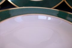 COALPORT ATHLONE GREEN- RIM SOUP BOWL  .....   http://jaapiesfinechinastore.com