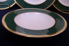 COALPORT ATHLONE GREEN- RIM SOUP BOWL  .....   http://jaapiesfinechinastore.com