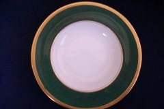 COALPORT ATHLONE GREEN- RIM SOUP BOWL  .....   http://jaapiesfinechinastore.com