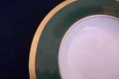 COALPORT ATHLONE GREEN- RIM SOUP BOWL  .....   http://jaapiesfinechinastore.com