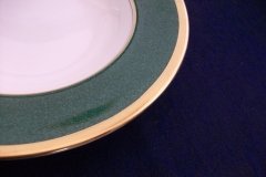 COALPORT ATHLONE GREEN- RIM SOUP BOWL  .....   http://jaapiesfinechinastore.com