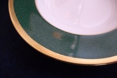 COALPORT ATHLONE GREEN- RIM SOUP BOWL  .....   http://jaapiesfinechinastore.com