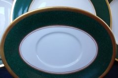 COALPORT ATHLONE GREEN- SAUCER FOR GRAVY BOAT  .....   http://jaapiesfinechinastore.com