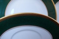 COALPORT ATHLONE GREEN- SAUCER FOR GRAVY BOAT  .....   http://jaapiesfinechinastore.com
