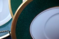 COALPORT ATHLONE GREEN- SAUCER FOR GRAVY BOAT  .....   http://jaapiesfinechinastore.com