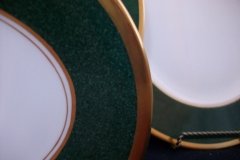 COALPORT ATHLONE GREEN- SAUCER FOR GRAVY BOAT  .....   http://jaapiesfinechinastore.com