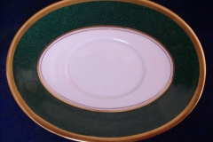 COALPORT ATHLONE GREEN- SAUCER FOR GRAVY BOAT  .....   https://www.jaapiesfinechinastore.com