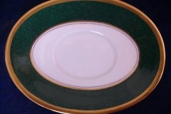 COALPORT ATHLONE GREEN- SAUCER FOR GRAVY BOAT  .....   http://jaapiesfinechinastore.com
