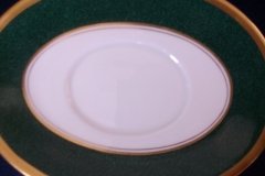 COALPORT ATHLONE GREEN- SAUCER FOR GRAVY BOAT  .....   http://jaapiesfinechinastore.com