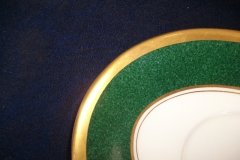 COALPORT ATHLONE GREEN- SAUCER FOR GRAVY BOAT  .....   http://jaapiesfinechinastore.com