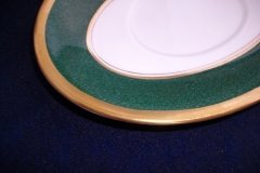 COALPORT ATHLONE GREEN- SAUCER FOR GRAVY BOAT  .....   http://jaapiesfinechinastore.com