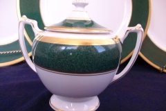 COALPORT ATHLONE GREEN- SUGAR BOWL  .....   http://jaapiesfinechinastore.com