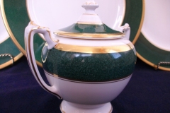 COALPORT ATHLONE GREEN- SUGAR BOWL  .....   https://www.jaapiesfinechinastore.com