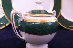 COALPORT ATHLONE GREEN- SUGAR BOWL  .....   http://jaapiesfinechinastore.com