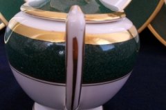 COALPORT ATHLONE GREEN- SUGAR BOWL  .....   http://jaapiesfinechinastore.com