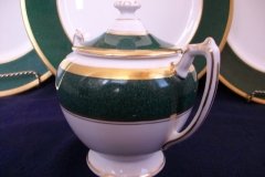 COALPORT ATHLONE GREEN- SUGAR BOWL  .....   http://jaapiesfinechinastore.com