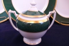 COALPORT ATHLONE GREEN- SUGAR BOWL  .....   http://jaapiesfinechinastore.com