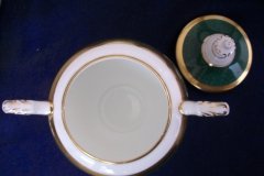 COALPORT ATHLONE GREEN- SUGAR BOWL  .....   http://jaapiesfinechinastore.com